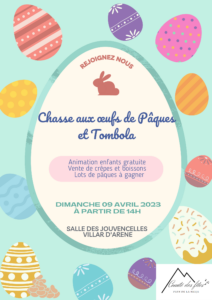 Chasse aux oeufs de Pâques et Tombolz